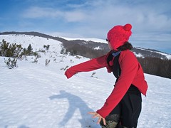Snowboarding en Gorbea