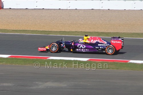 Daniel Ricciardo in Free Practice 1 for the 2015 British Grand Prix at Silverstone