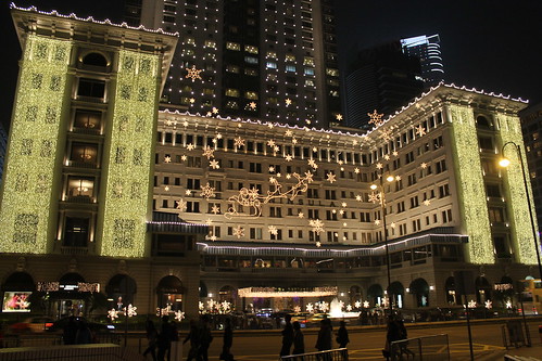 The Peninsula dresses up for Christmas. by ironypoisoning, on Flickr