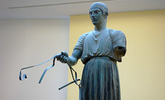 Charioteer of Delphi, half length from right