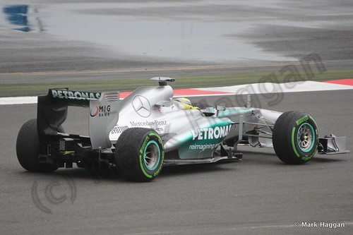 Nico Rosberg in Free Practice 2 at the 2013 British Grand Prix