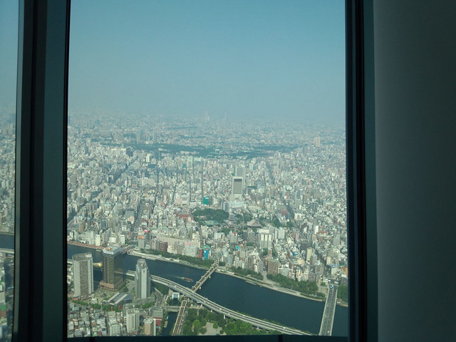東京スカイツリーの一番上の展望台からの眺め｜東京スカイツリー