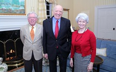 Galinsky flanked by Series Director Bill Crawley and wife, Terrie