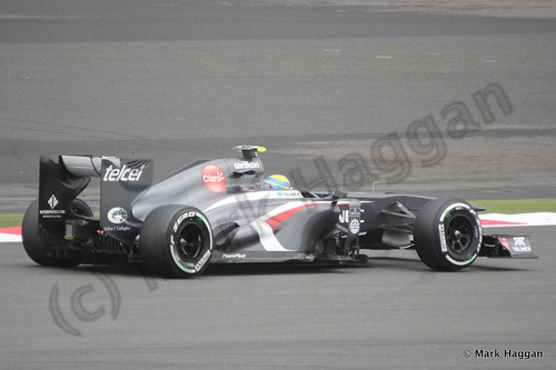 Esteban Gutierrez in Free Practice 2 at the 2013 British Grand Prix