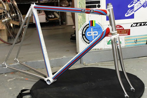 Rex's bike with alternate stainless fork