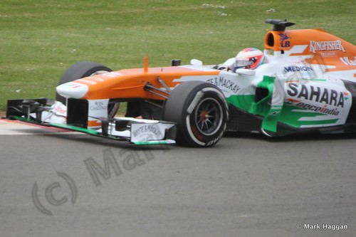 Paul Di Resta in Qualifying for the 2013 British Grand Prix