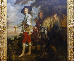 van Dyck, Charles I at the Hunt, detail
