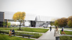 Проект кампуса Taubman Complex в Детройте от Morphosis Architects и Albert Kahn Associates