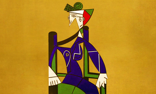 Dora Maar, traducción de Pablo Picasso (1941), interpretación de (1963). • <a style="font-size:0.8em;" href="http://www.flickr.com/photos/30735181@N00/8815859892/" target="_blank">View on Flickr</a>