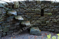 WM Chuck Eblacker 2, Free standing wall, arch niche,  steps,