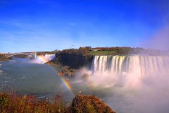 Rainbows, Niagara Falls and Rainbow Bridge