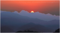 sun rise form Sarankot,Nepal