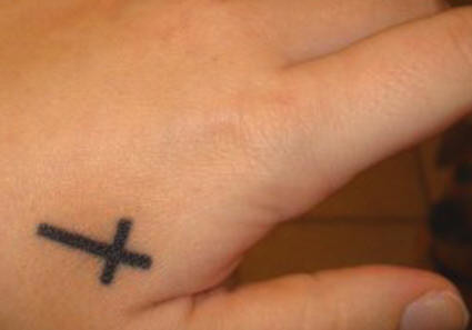 Small Cross Tattoo Ideas On Hand #027 - a photo on Flickriver