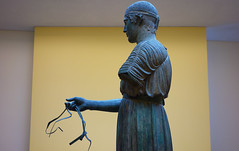 Charioteer of Delphi, profile from right