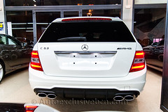 Mercedes C 63 AMG Estate - Blanco Diamante - Piel Roja Designo