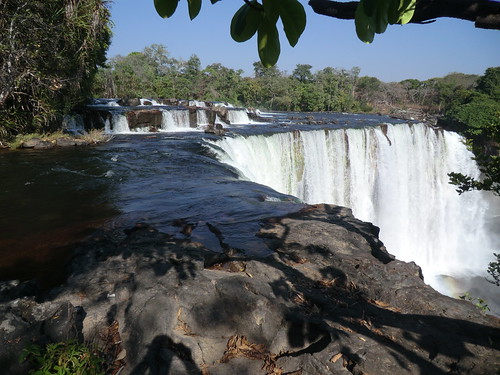 Zambia. Catarata Lumangwe. Donde cae el rio Kalungwishi
