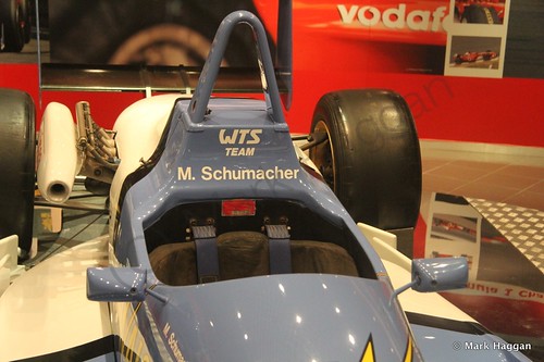 Michael Schumacher's car in the Macau Grand Prix museum