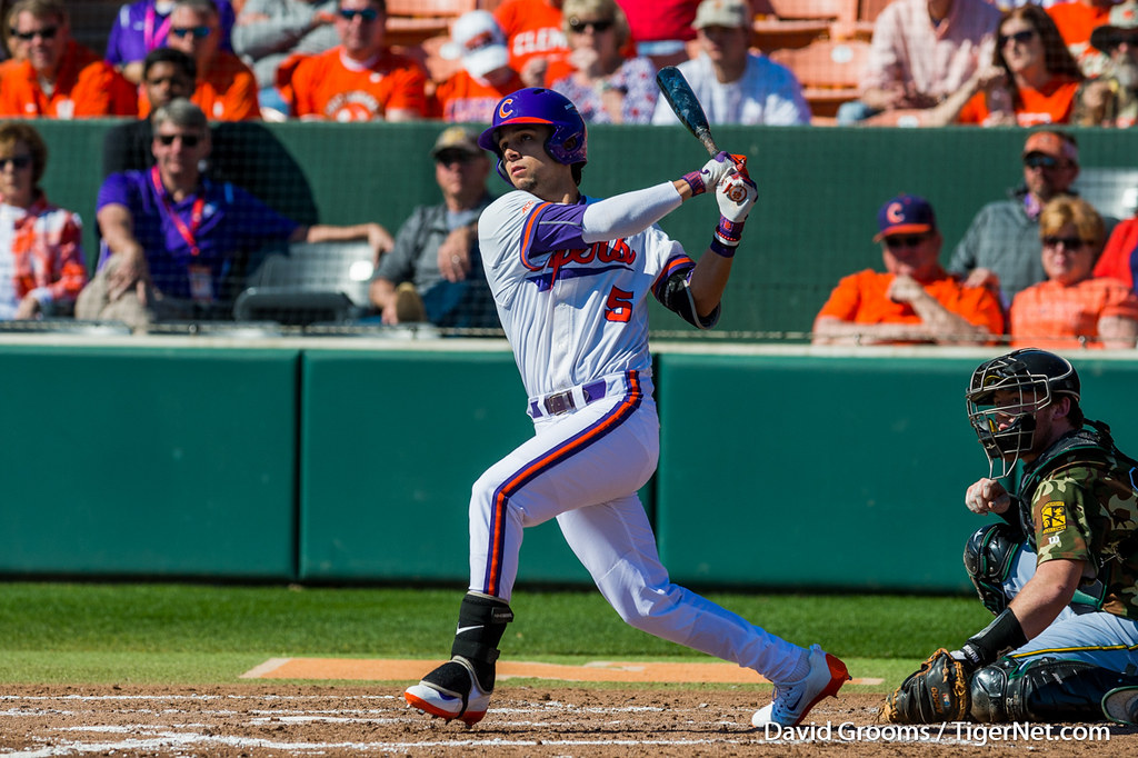 Clemson Baseball Photo of Chase Pinder and wrightstate