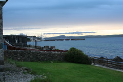 Bowmore harbour from the garden • <a style="font-size:0.8em;" href="http://www.flickr.com/photos/100786768@N03/9644836713/" target="_blank">View on Flickr</a>