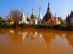 Pagodas at Inle Lake (Myanmar 2013)