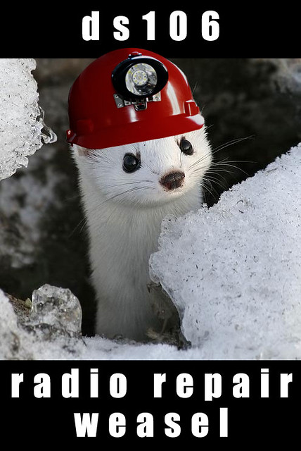 ds106 radio repair weasel