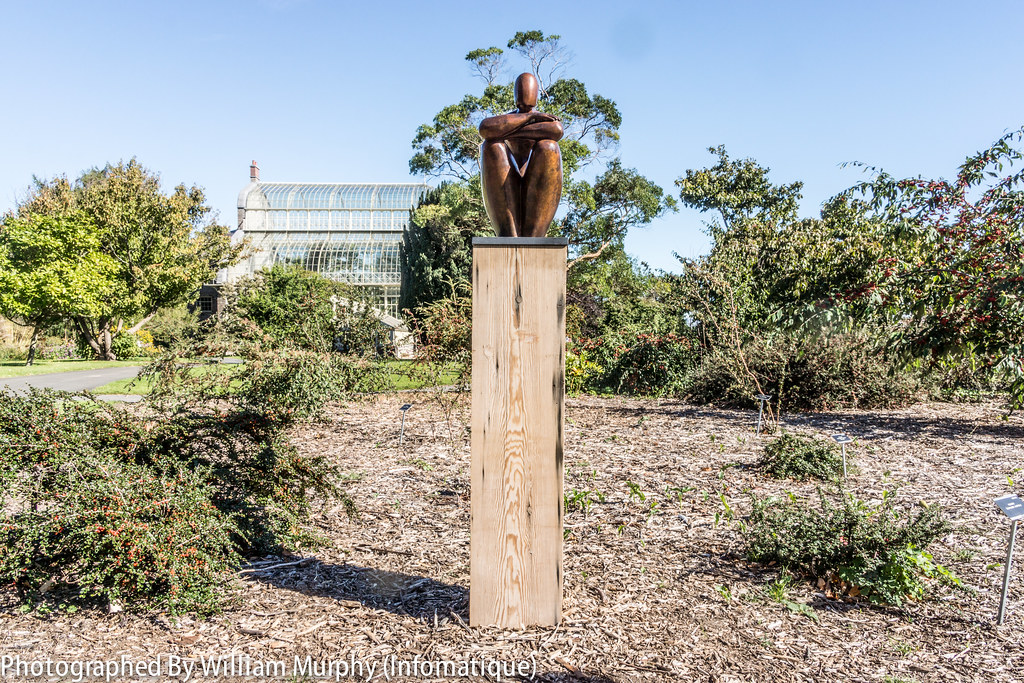 Sculpture In Context 2013 In The Botanic Gardens - Time Out By Ana Duncan