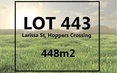 Lot 443, Larissa St, Tarneit VIC