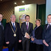 Minister Patrick O'Donovan pictured at the IHF conference in Kilkenny with Dr Howard Hastings, Joe Dolan, IHF President, KD Adamson and Alan Waite, Brakes