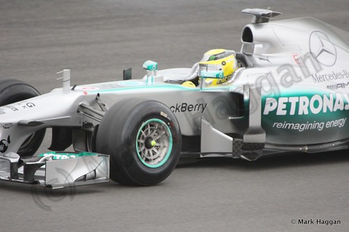 Nico Rosberg in Free Practice 2 at the 2013 British Grand Prix