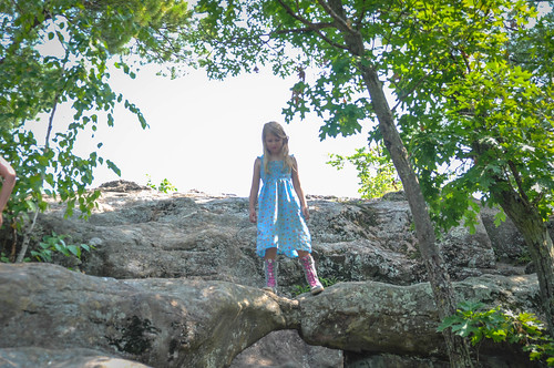 Nora on a natural rock bridge • <a style="font-size:0.8em;" href="http://www.flickr.com/photos/96277117@N00/14802092162/" target="_blank">View on Flickr</a>