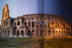 "Time Slice", Colosseum, Rome Italy