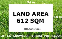 Lot 137 (26) Snowbush Terrace, Point Cook VIC