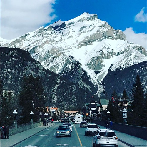 If you have to work on a holiday Sunday, there are few better offices than this to work from. Happy Easter everyone! #banff #mountainlife #ilovemyjob #alberta
