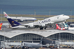 TC-ACF, Boeing 747-400BCF, Saudia Cargo/ACT Airlines, Hong Kong