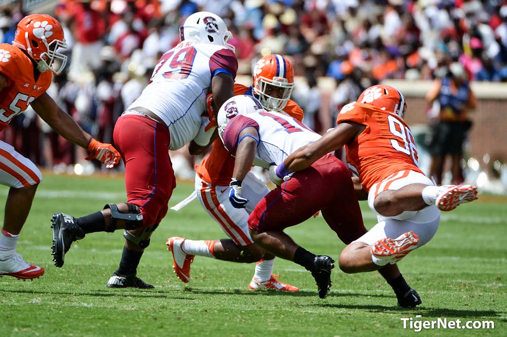 Clemson Football Photo of Kevin Dodd and SC State