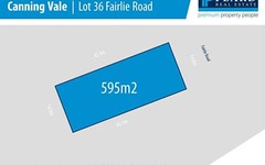 Lot 36, 36 Fairlie Road, Canning Vale WA
