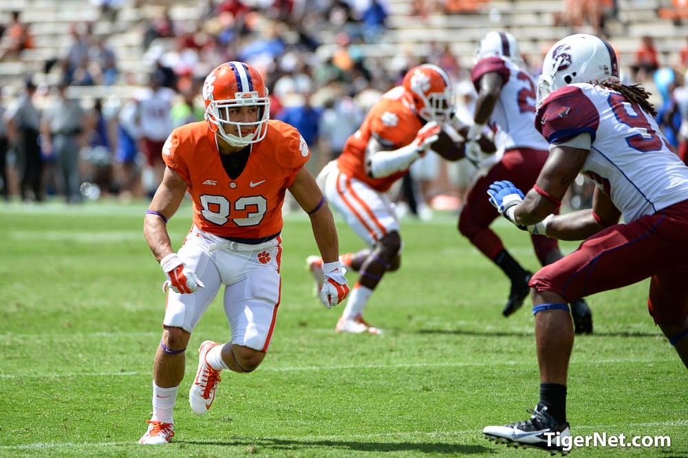 Clemson Football Photo of Daniel Rodriguez and SC State