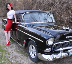 1955 Chevy Bel-Air Photo Shoot • <a style="font-size:0.8em;" href="http://www.flickr.com/photos/85572005@N00/14158753467/" target="_blank">View on Flickr</a>