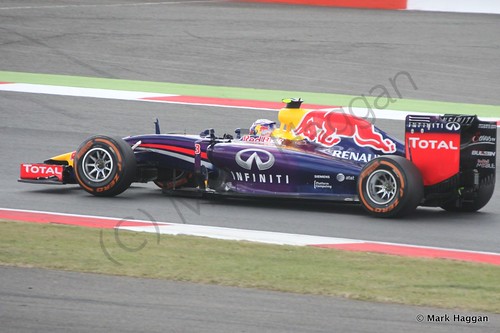Daniel Ricciardo in The 2014 British Grand Prix