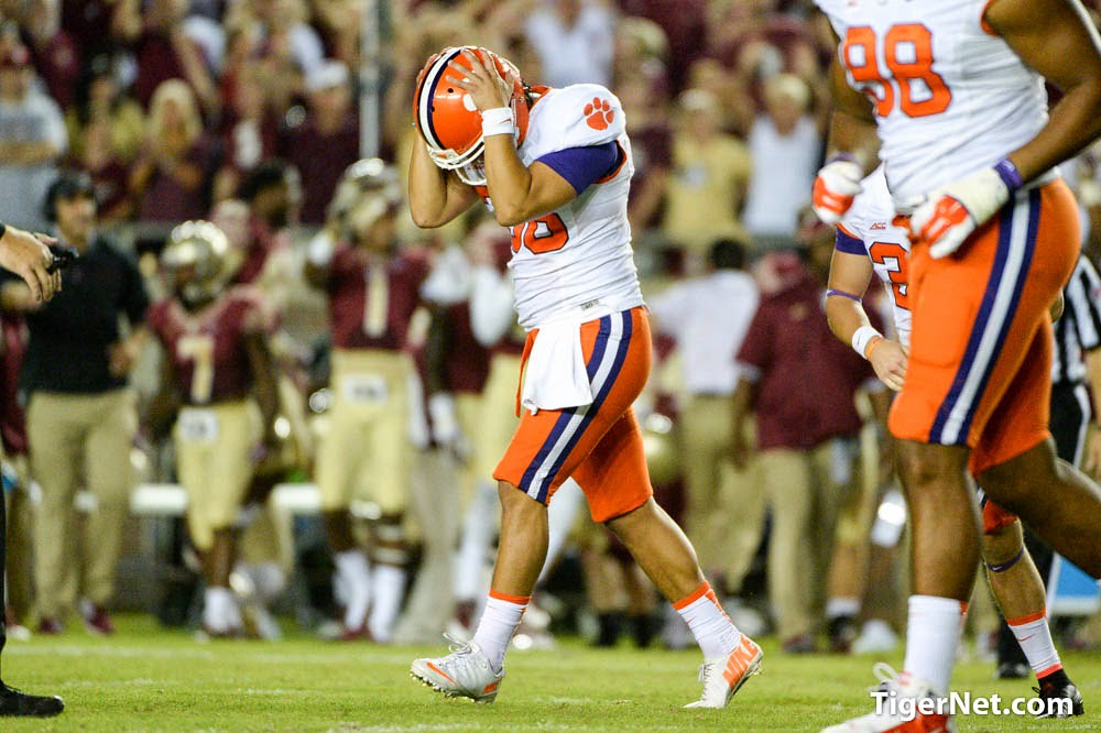 Clemson Football Photo of Ammon Lakip and Florida State