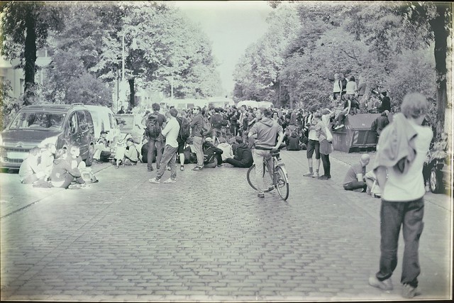 Blockade at Ohlauer Straße