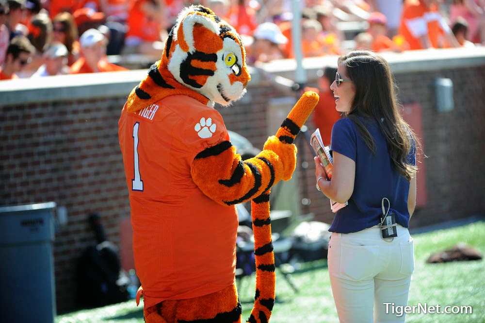 Clemson Football Photo of orangeandwhite and The Tiger