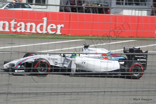 Felipe Massa in qualifying for the 2014 German Grand Prix