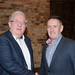 Joe Dolan, President, IHF with Alan Murphy, King's Laundry at the IHF conference in Kilkenny.