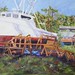 Boat Yard - 24" x 36" - Oil  - $1,100.00