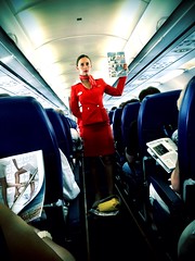 Aeroflot flight attendant!