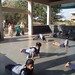 Students practicing Yoga