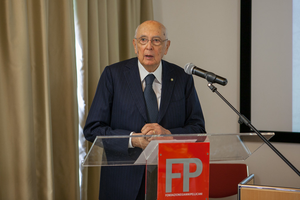 Il Presidente della Repubblica Giorgio Napolitano visita la Fondazione Pellicani a Mestre