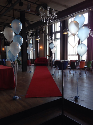 Table Decoration 5 balloons Ground Decoration Baby Shower Balszaal Hotel New York Rotterdam