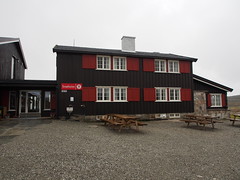 Snøheim cottage, The nearest cottage to the Snøhetta Mountain.